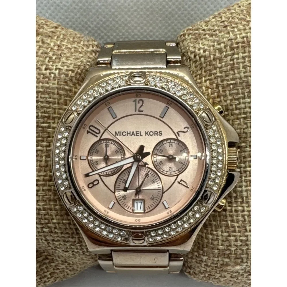 Michael Kors MK5450 Women's Rose Gold Stainless Steel Analog Dial Watch JNA849